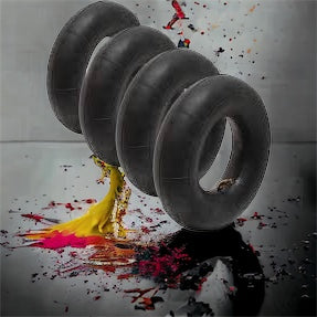 Pochette à savon en chambre à air