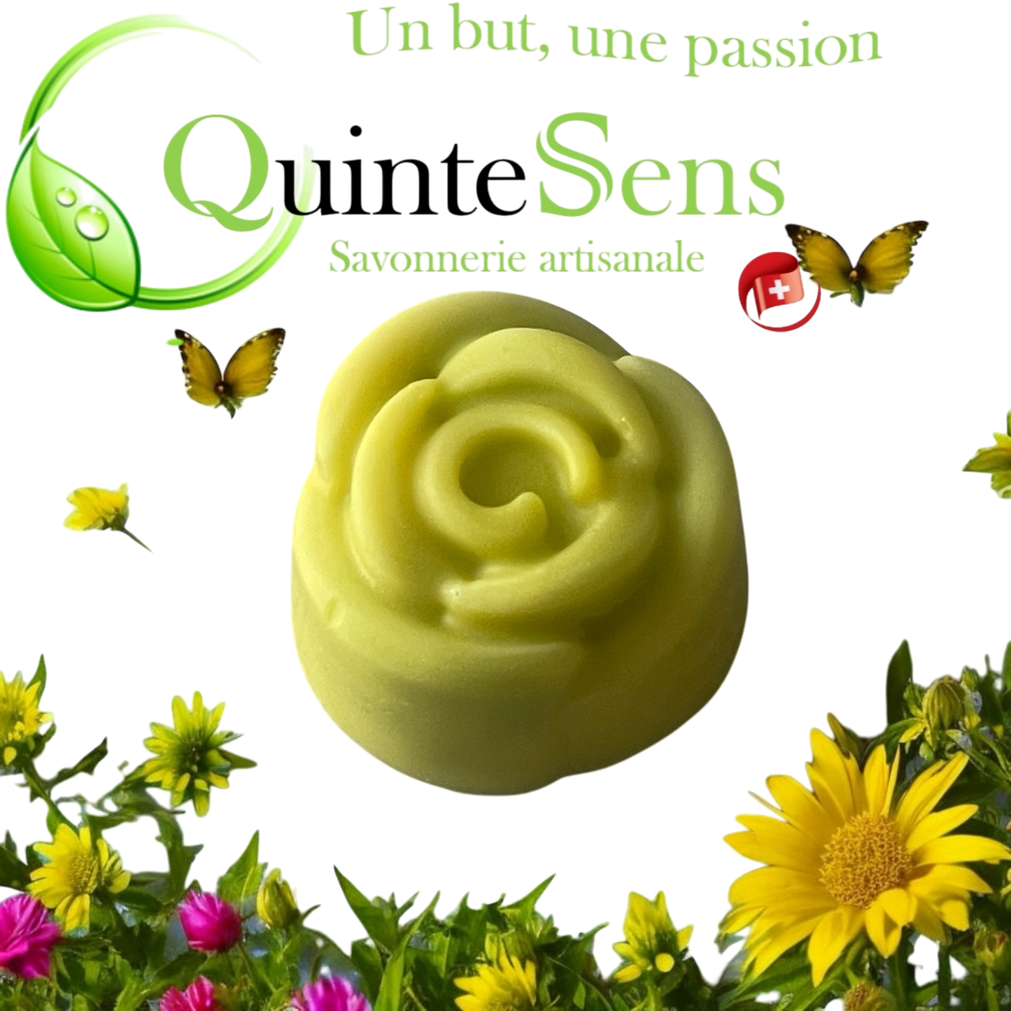 Mignardise de Savon Litsée Citronnée : Fraîcheur Zestée pour la Peau - QuinteSens