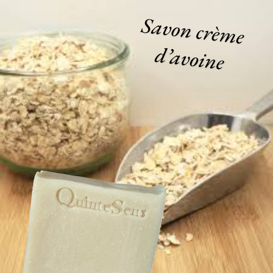 Savon Crème d'Avoine : Une Caresse Lactée pour les Peaux en Quête de Tendresse - QuinteSens