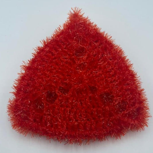 Éponge de douche triangulaire unie