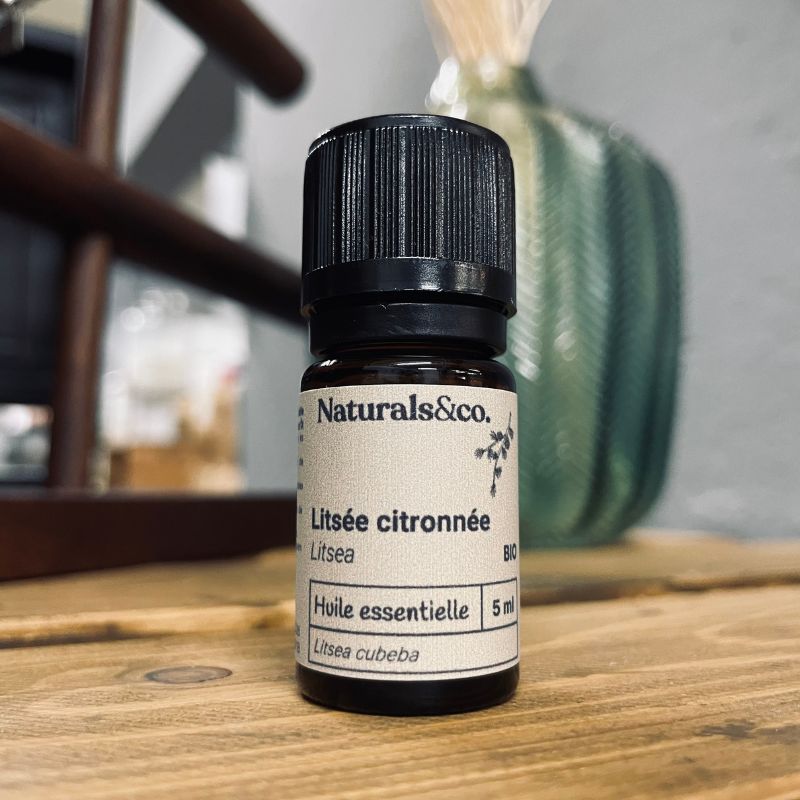 Ätherisches Bio-Zitronen-Litsea-Öl