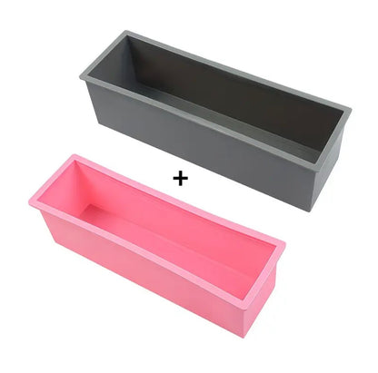 Moule à savon silicone avec boîte plastique