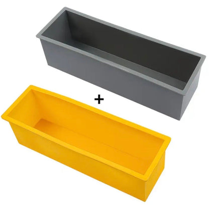 Moule à savon silicone avec boîte plastique