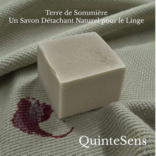Terre de Sommière: eine natürliche Fleckentfernerseife für die Wäsche