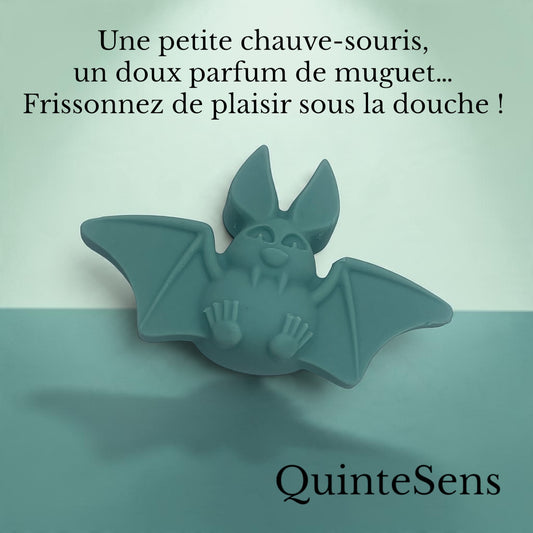 Savon "Chauve-Souris d'Halloween" : Un Soin Doux Visage & Corps