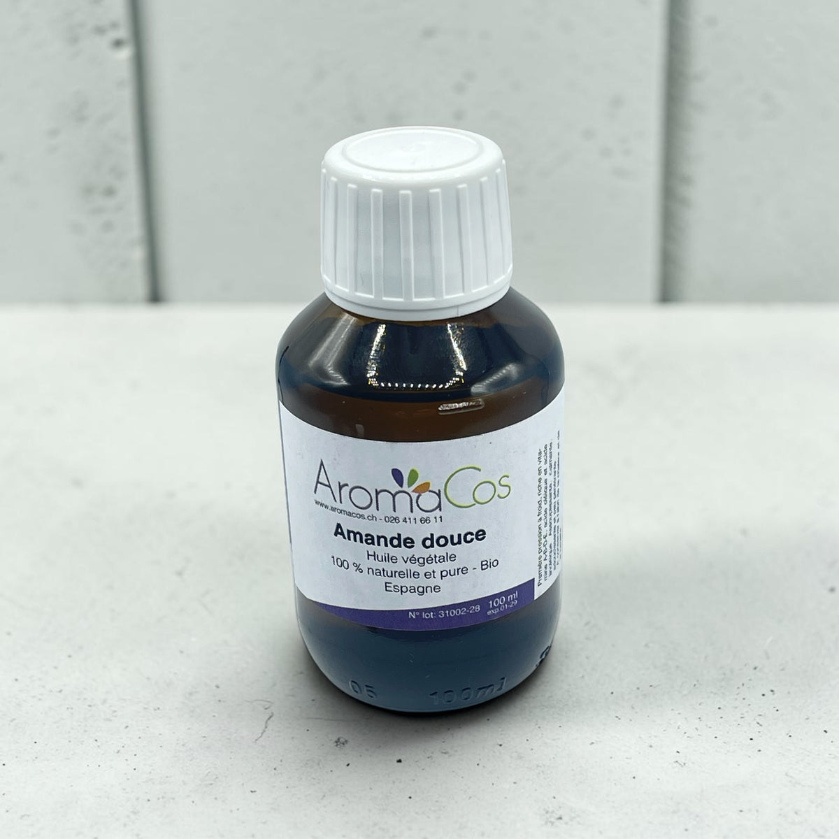 Huile végétale d'Amande douce vierge Bio - Aromacos