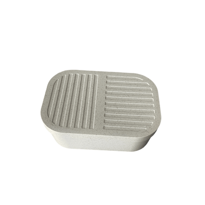 Boîte à savon en plastique beige - QuinteSens