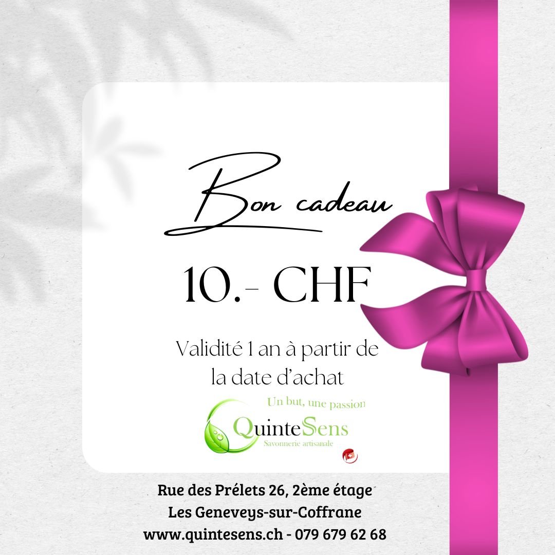 Bon cadeau - QuinteSens