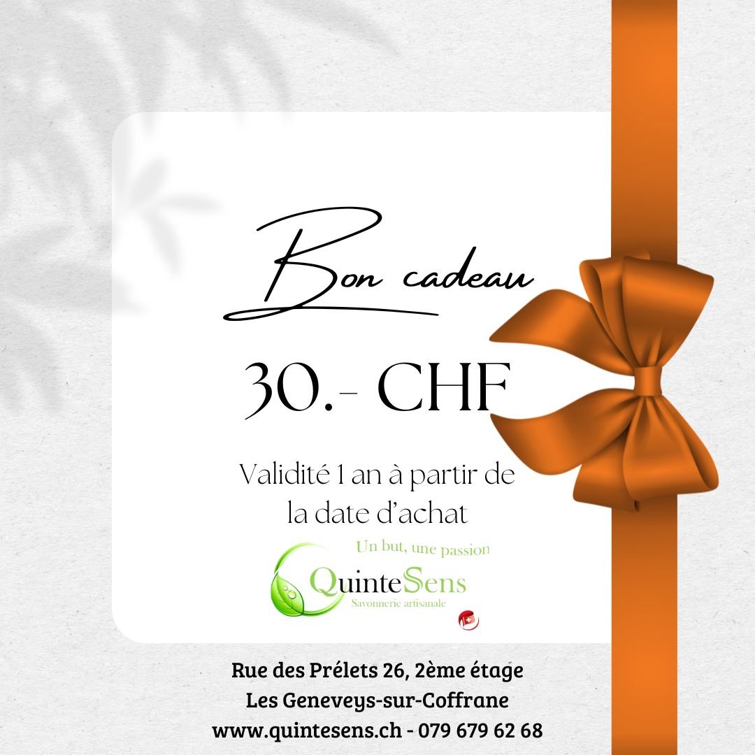 Bon cadeau - QuinteSens