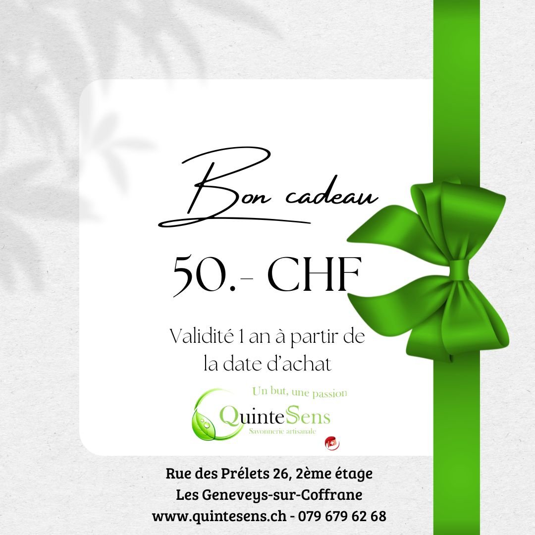 Bon cadeau - QuinteSens