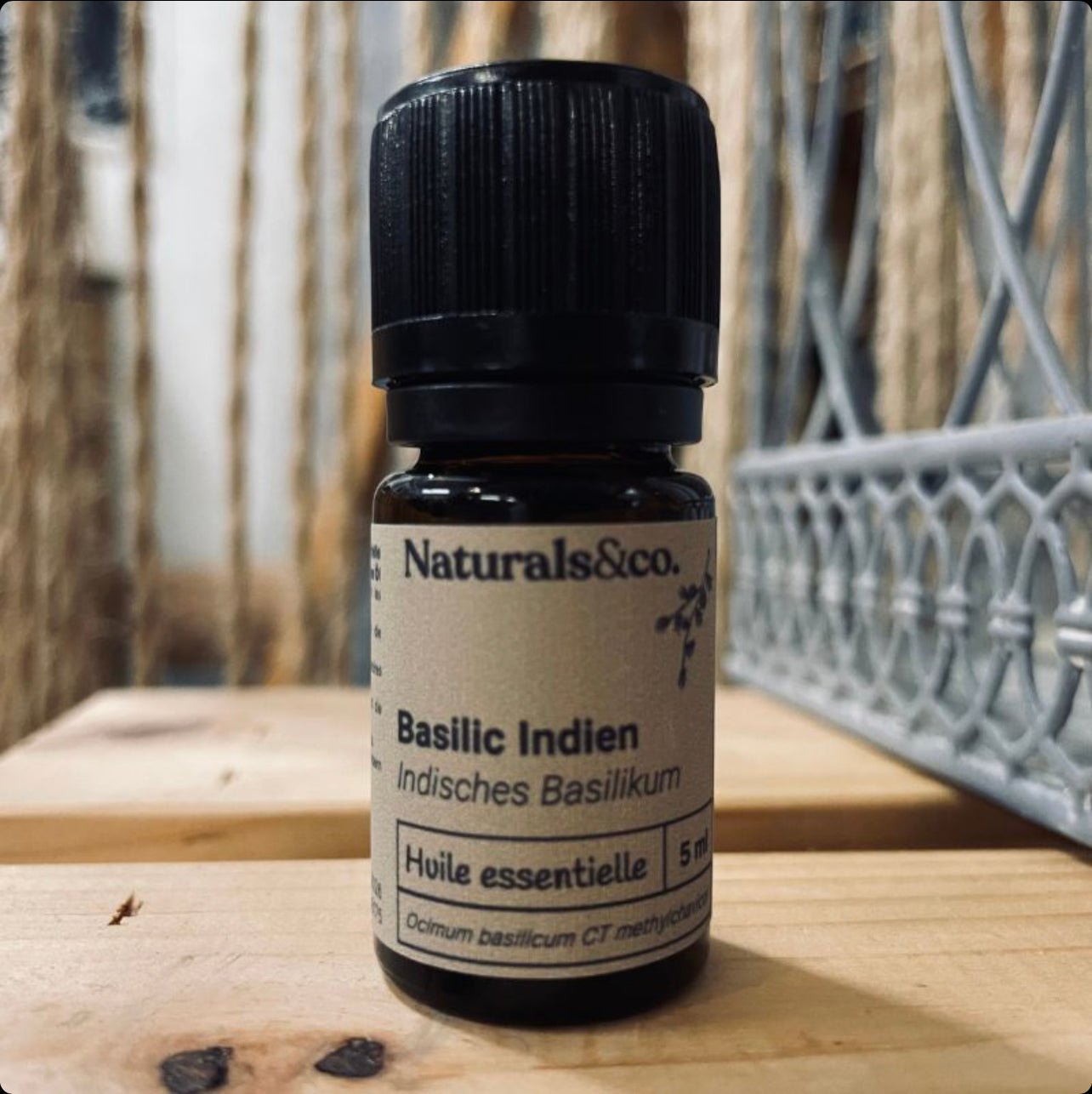 Huile essentielle Basilic indien par Naturals&co - QuinteSens