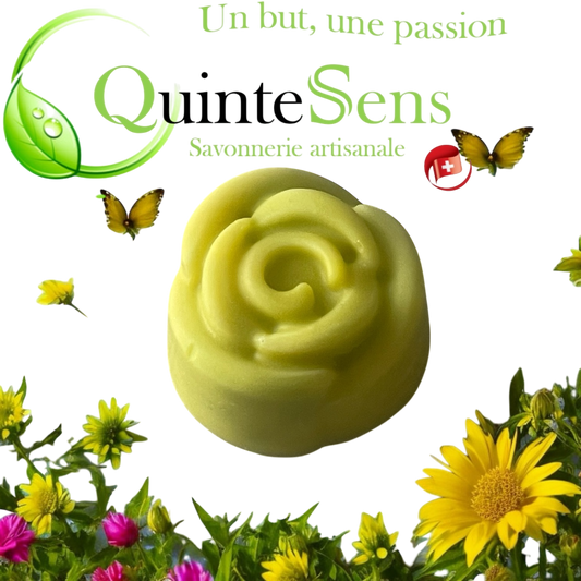 Mignardise de Savon Litsée Citronnée : Fraîcheur Zestée pour la Peau - QuinteSens