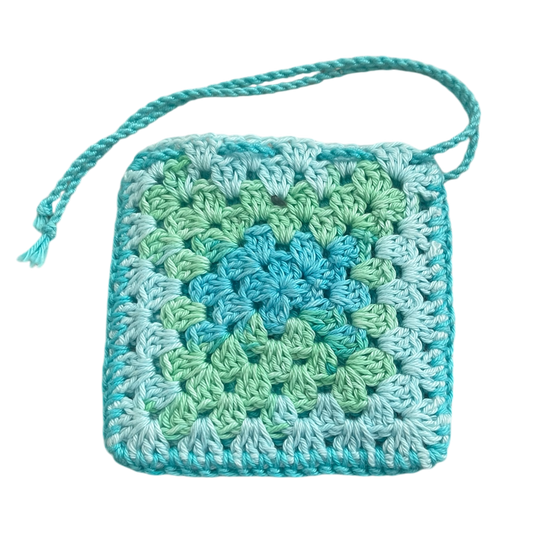 Pochette à savon au crochet - QuinteSens