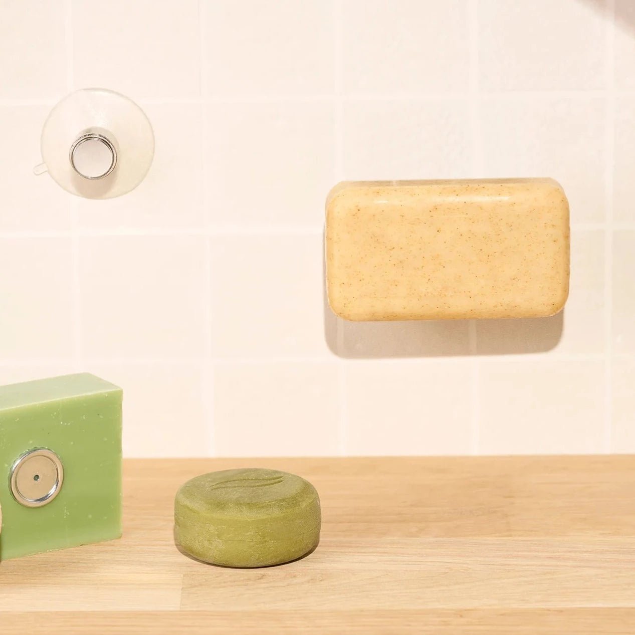 Porte - savon magnétique : pour un séchage optimal - QuinteSens
