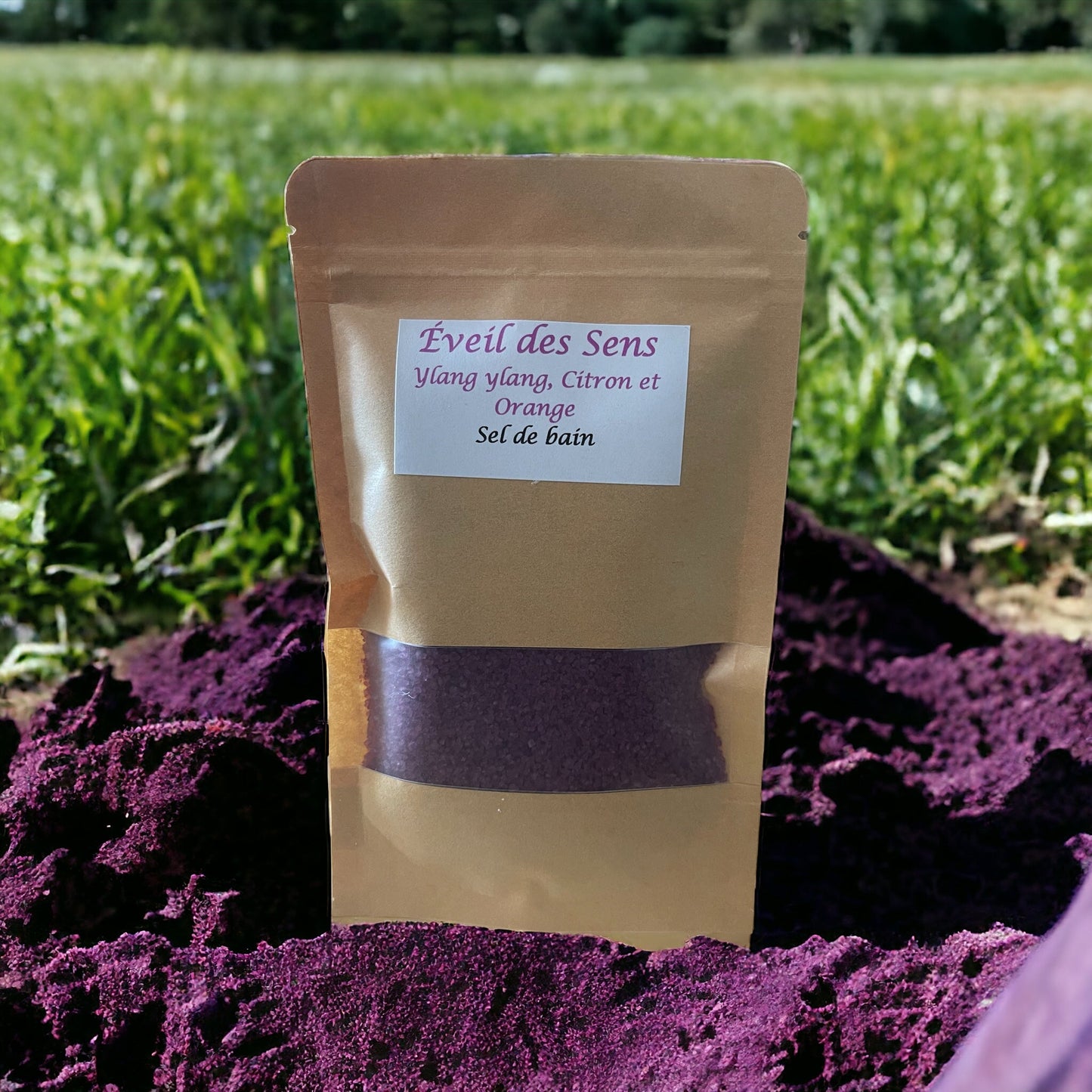Sels de bain Eveil des Sens : Ylang Ylang, Citron et Orange - QuinteSens