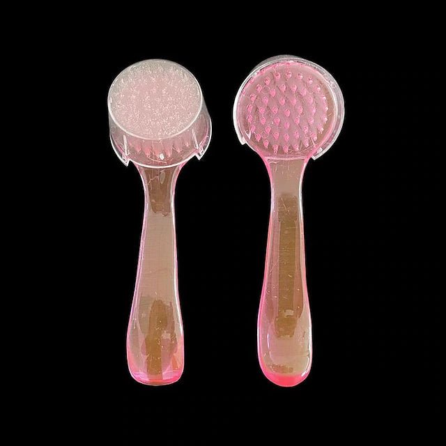 Brosse visage en bois ou en plastique - QuinteSens