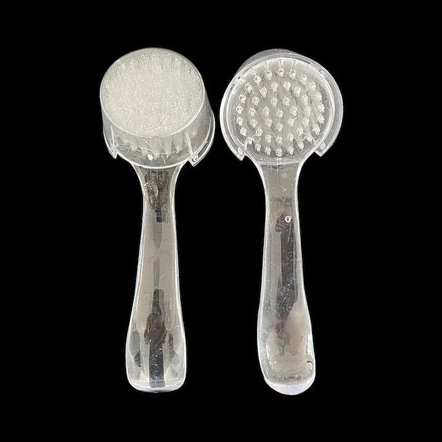 Brosse visage en bois ou en plastique - QuinteSens